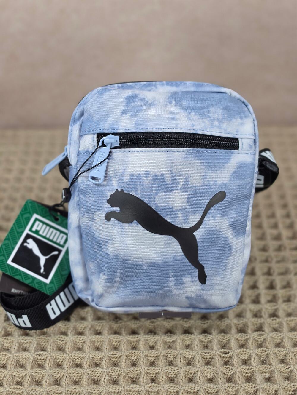 Puma Rhythm Crossbody Bag Blue Cloud Print – One Size – Brand New